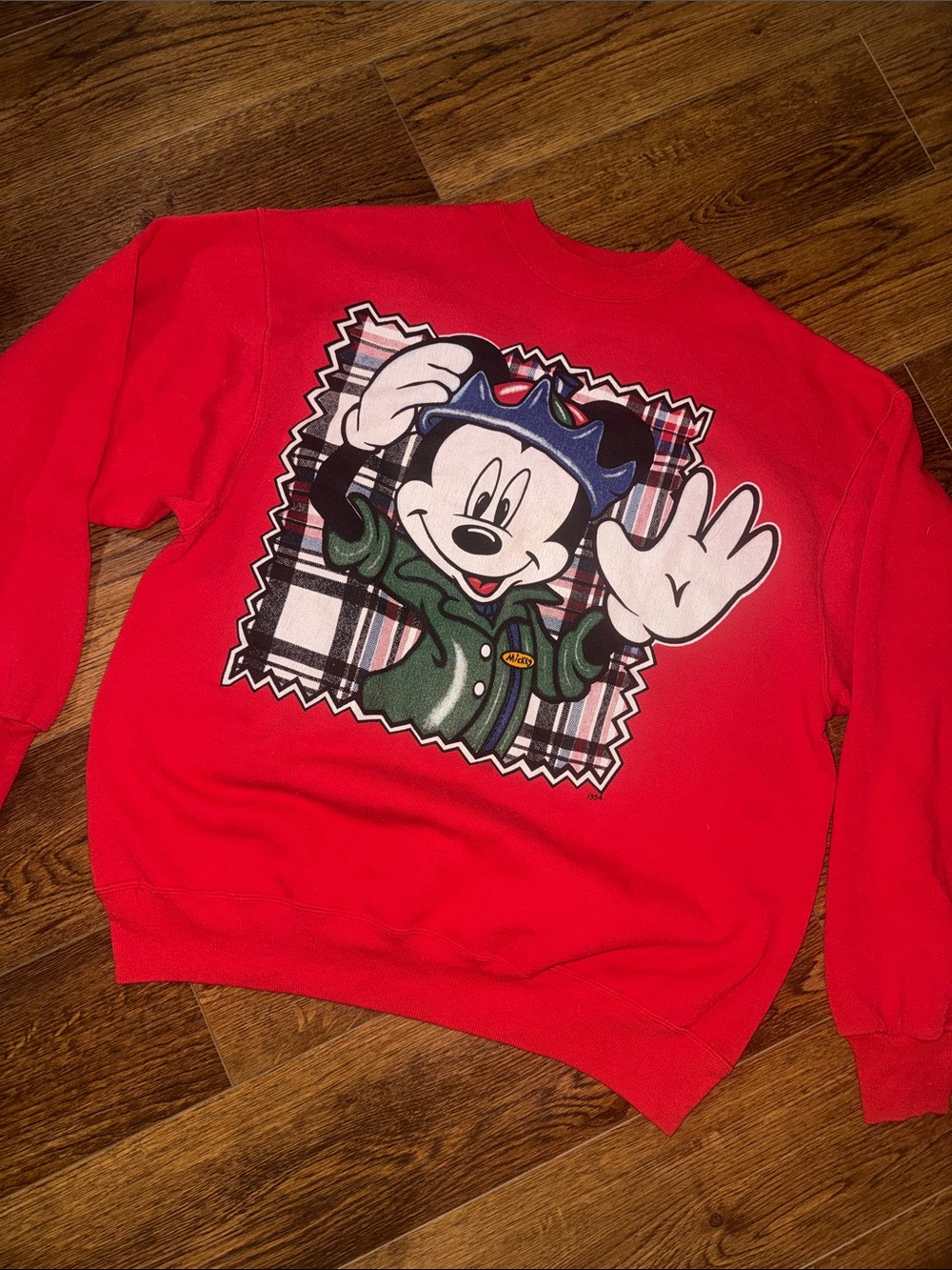 Vintage 90s Mickey Mouse Jerry Leigh Sweatshirt - Adult L/XL